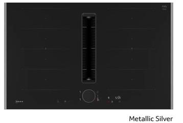 Induktionskogeplade med indbygget emfang 80 cm Flex Design - Neff N90 - Anthracite Grey